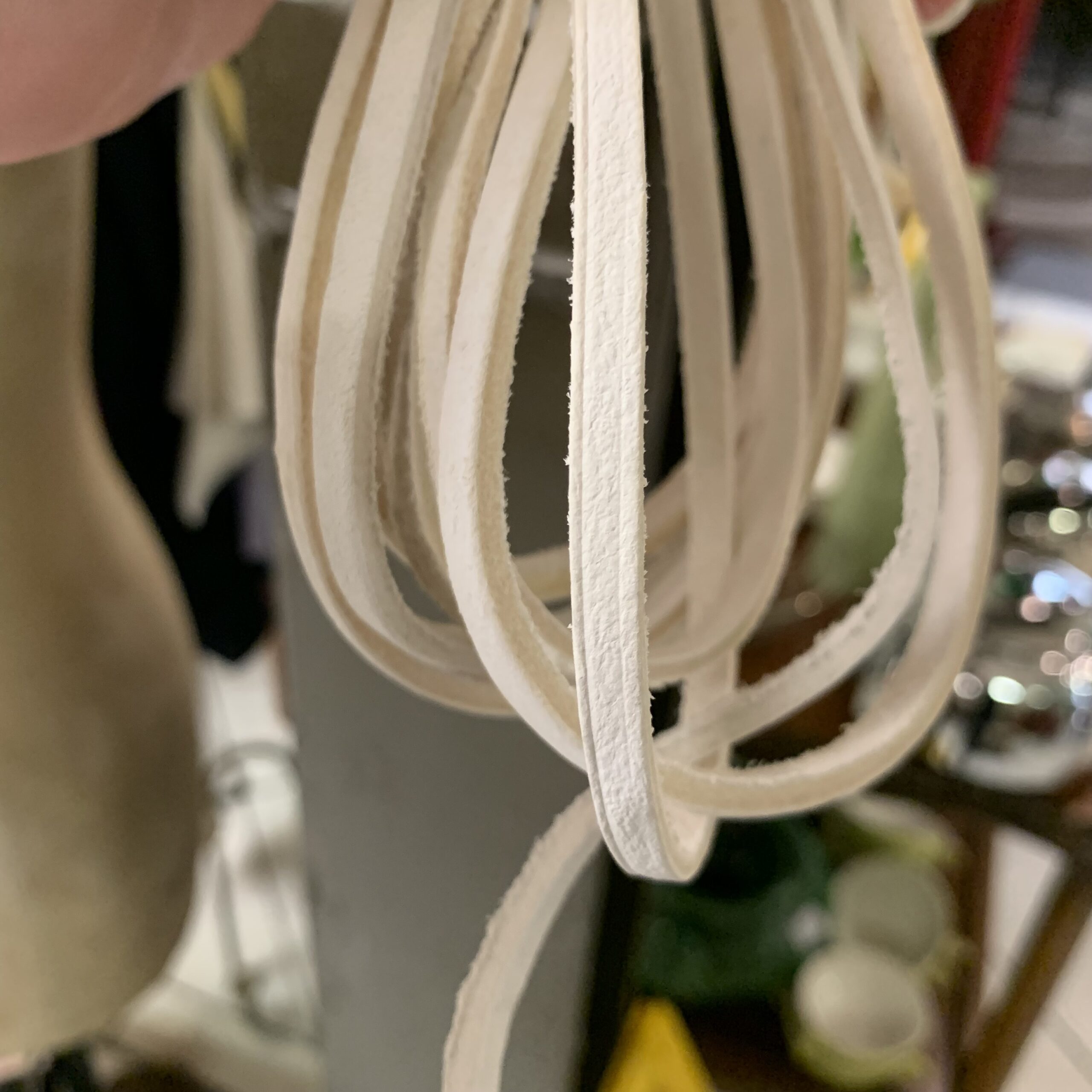 Leather riempies
