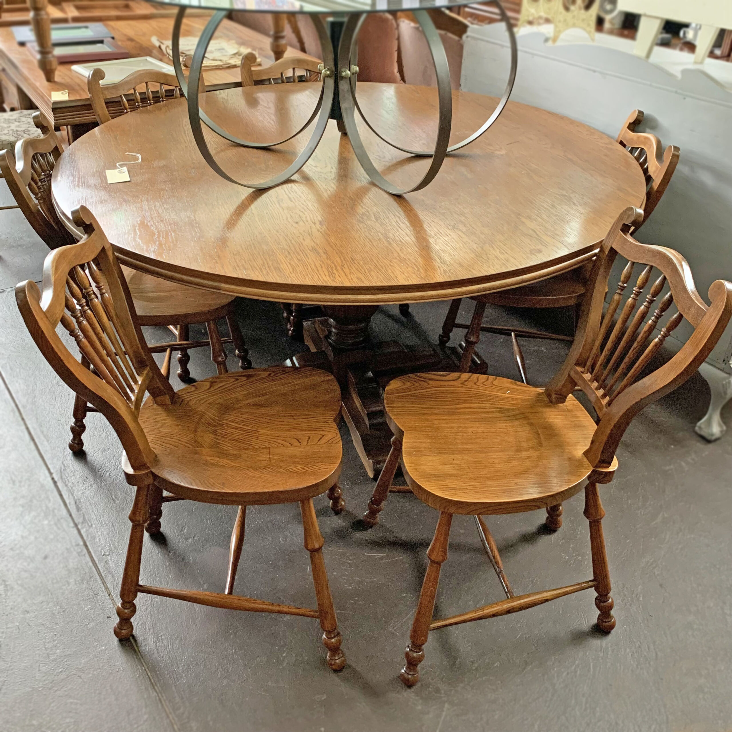 6 Seater Oak Dining Suite