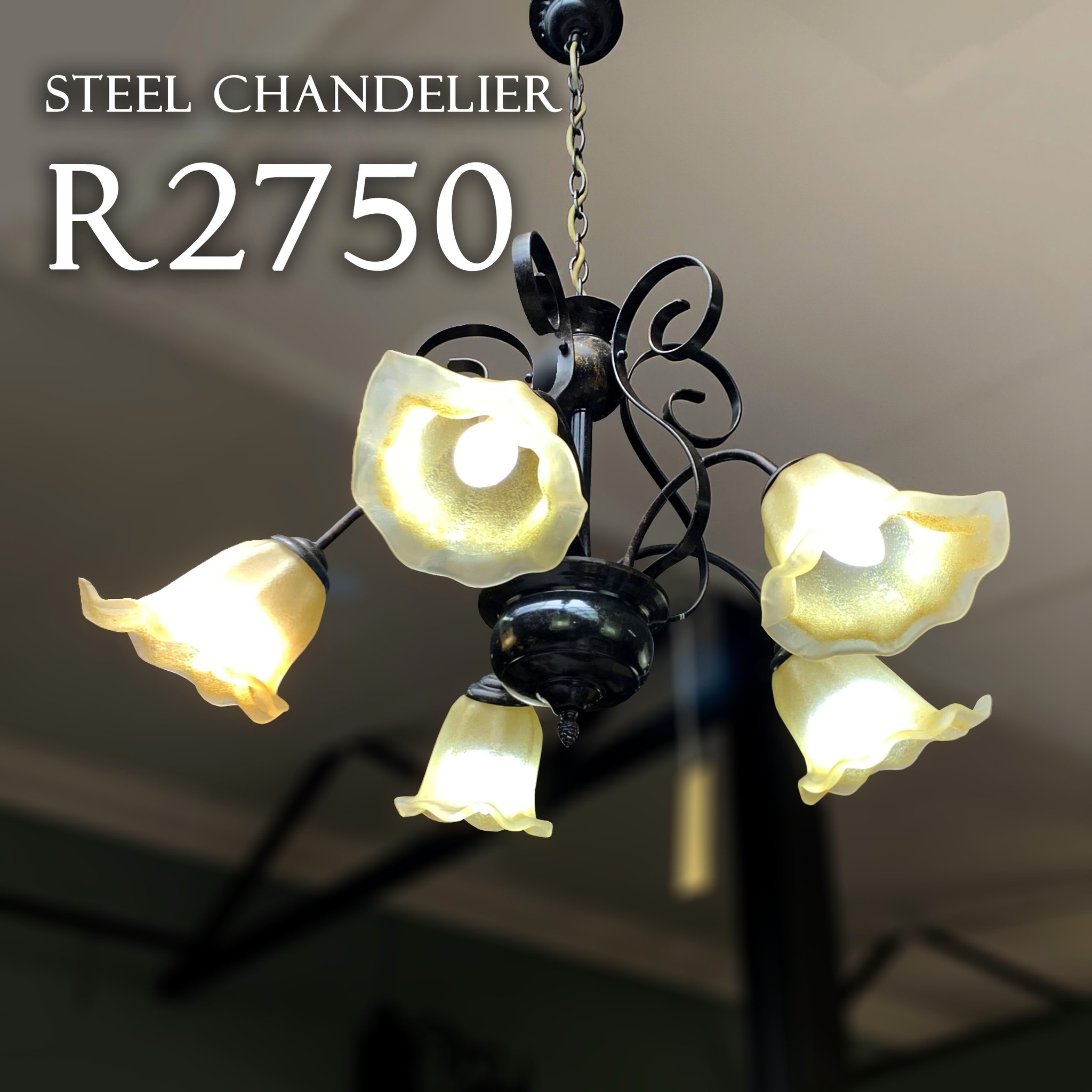 Steel Chandelier