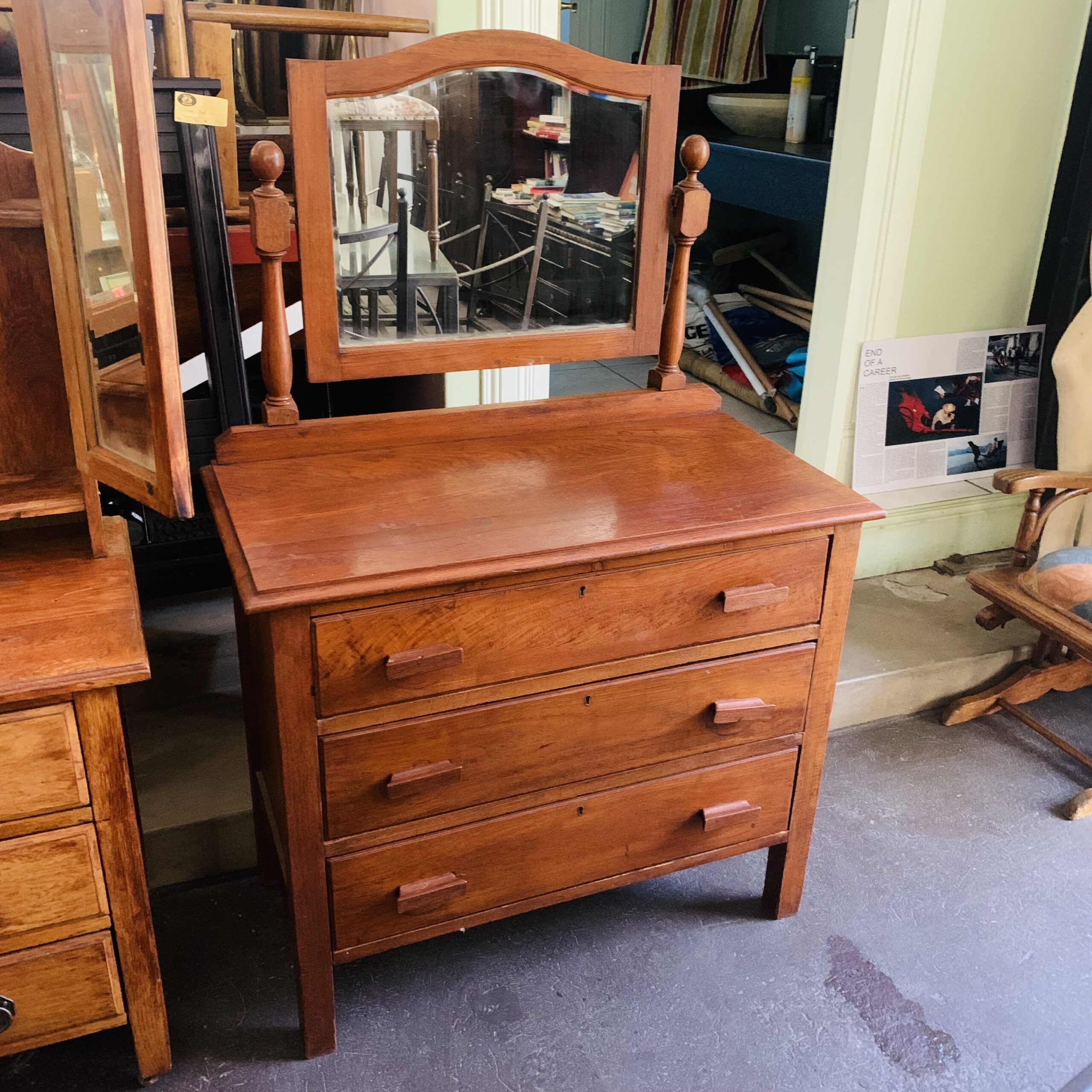 Burmese Teak Dressing Chest