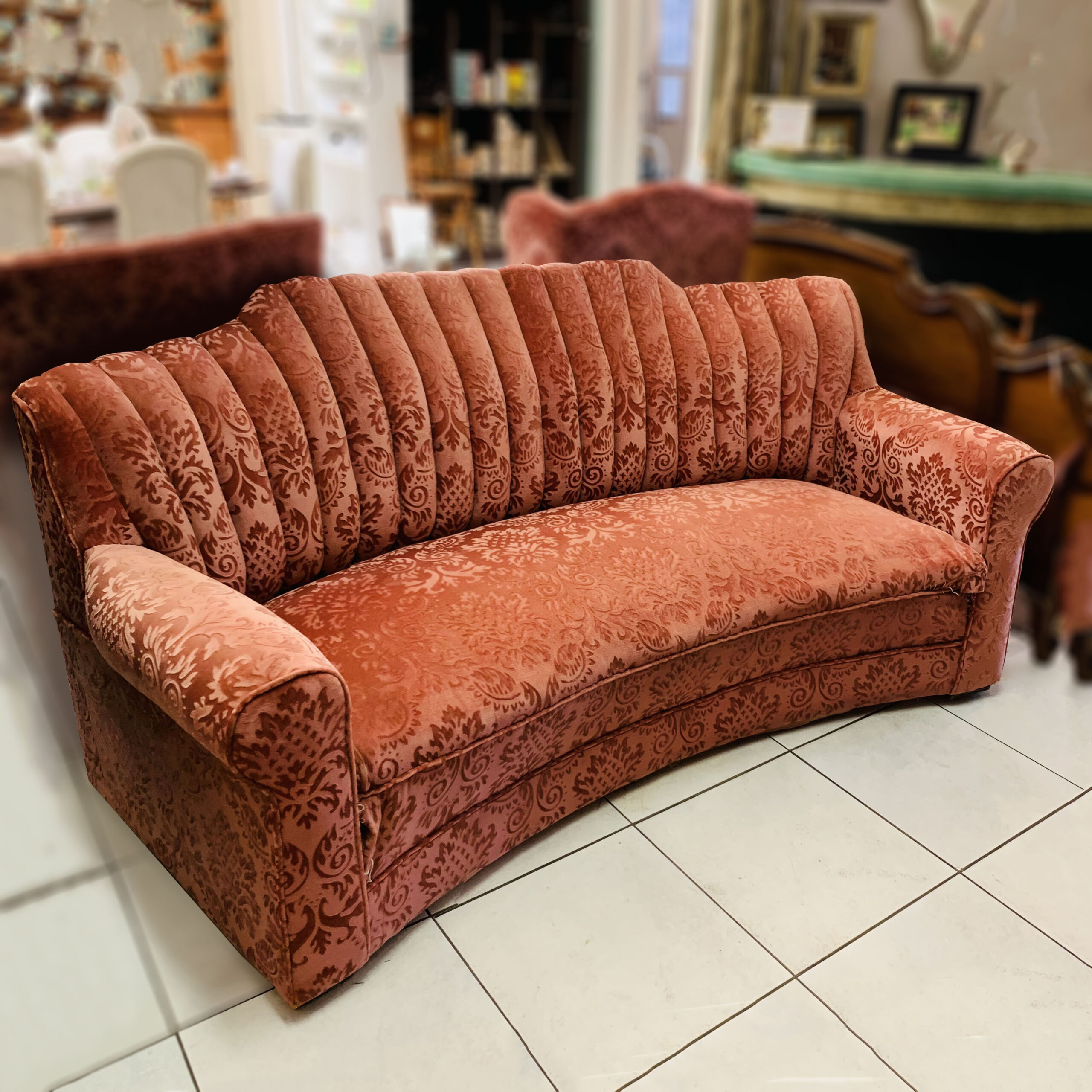 Vintage Upholstered Sofa