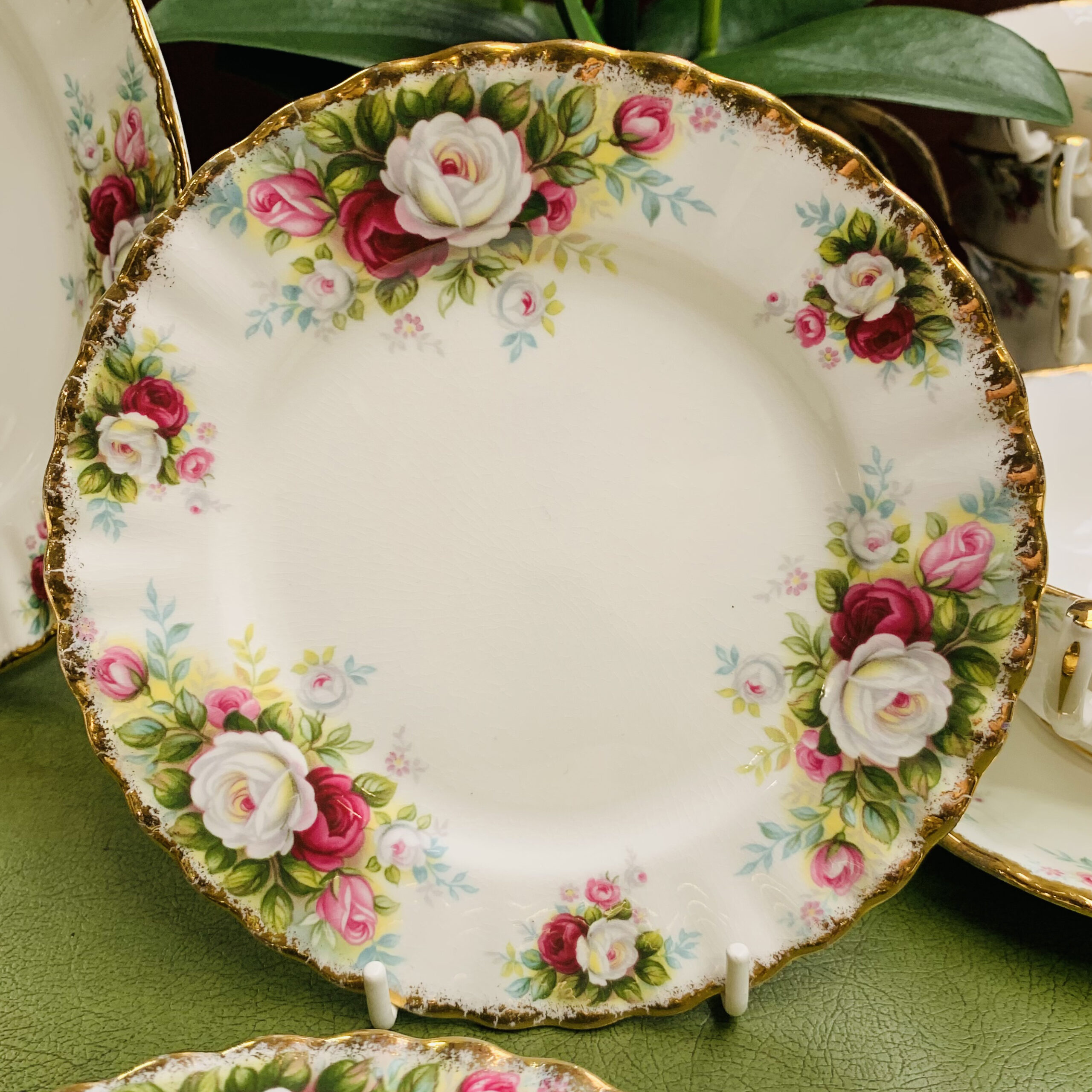 4 Royal Albert ‘Celebration’ Side-Plates