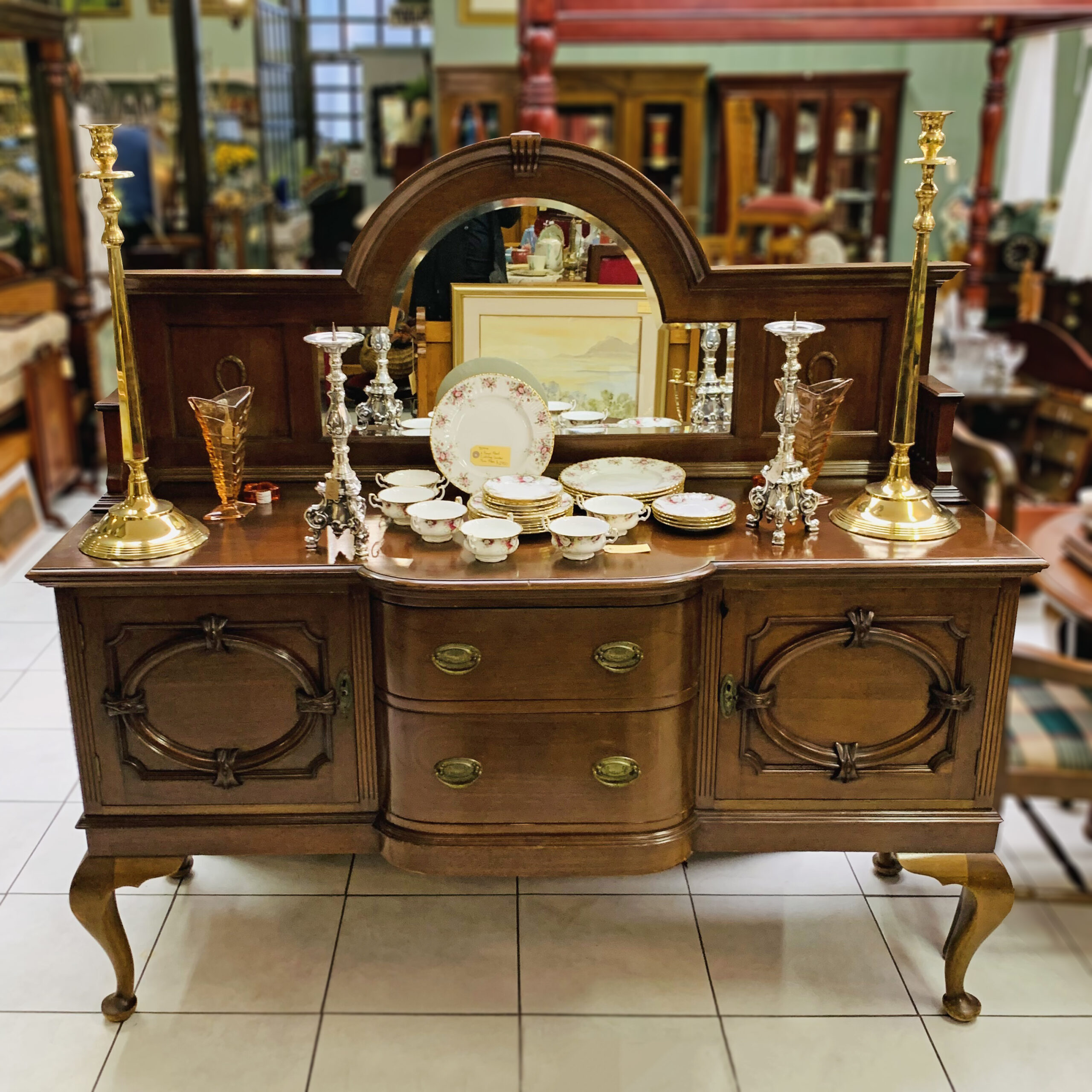 Edwardian Mahogany Sideboard