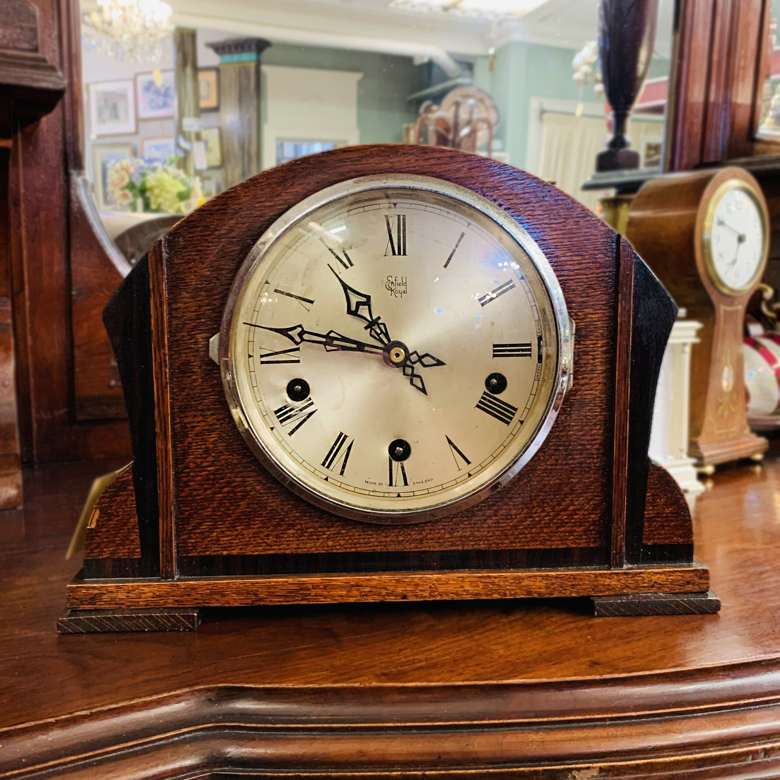 Royal Enfield Mantle Clock