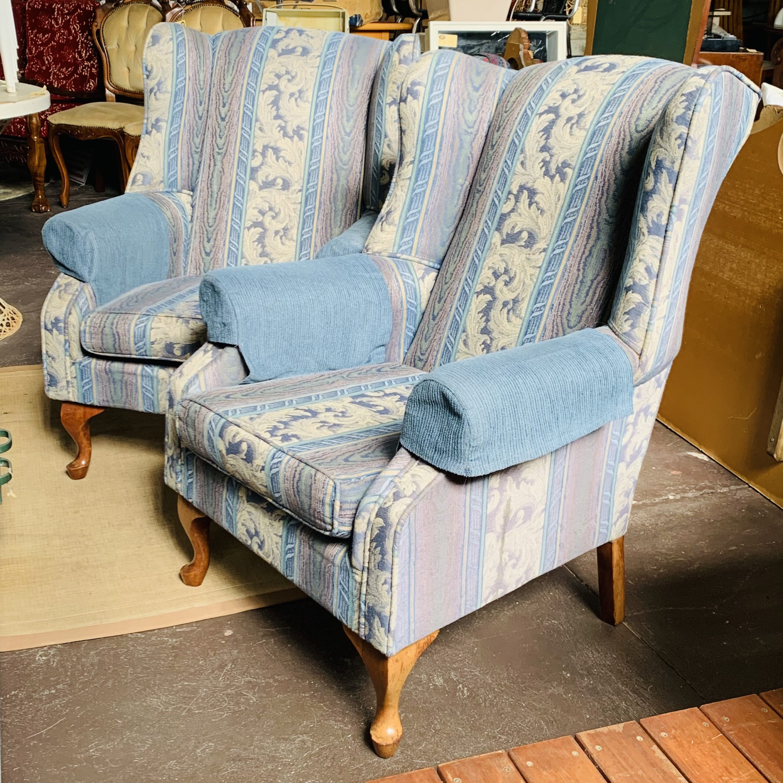 Pair of Wingback Chairs