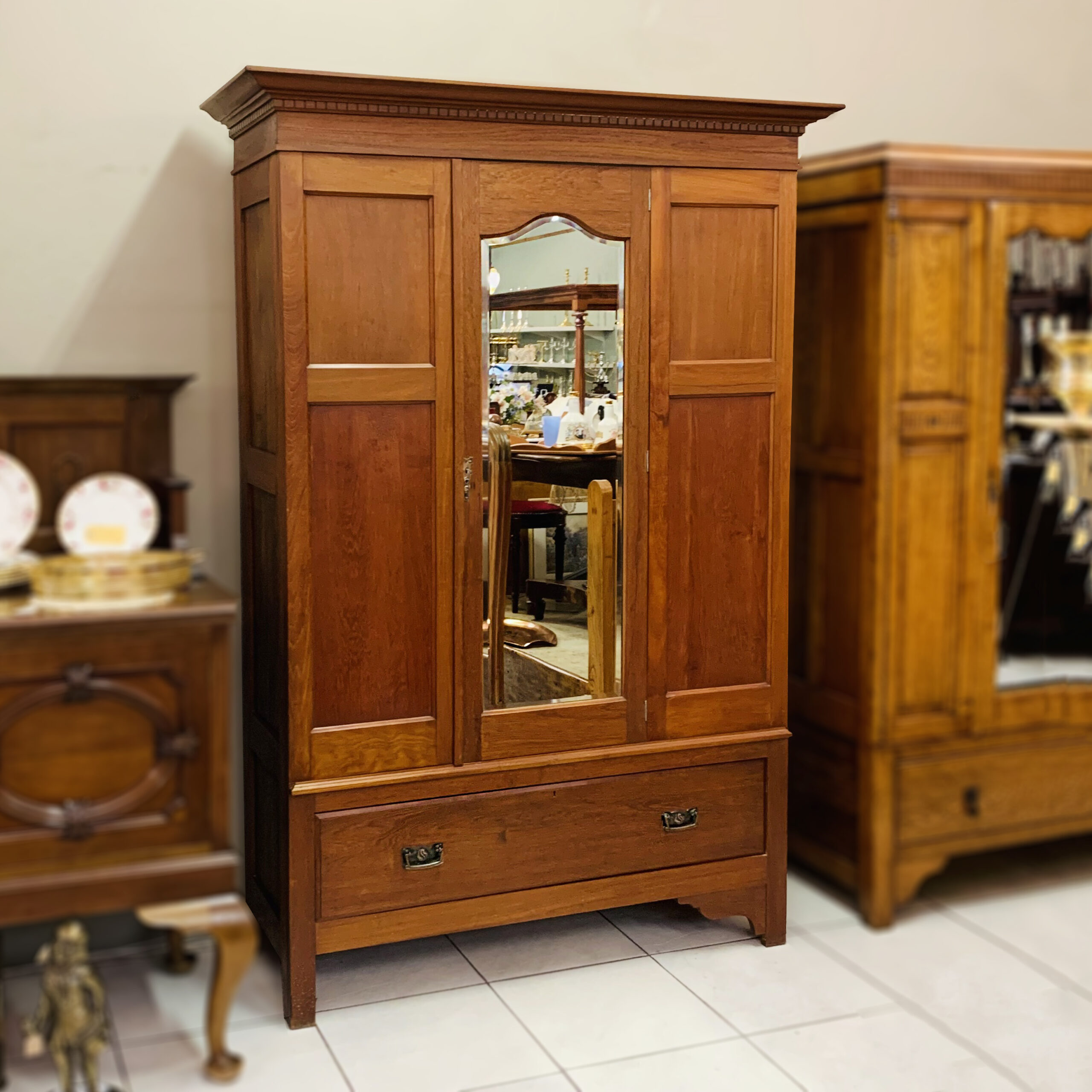 Burmese Teak Wardrobe