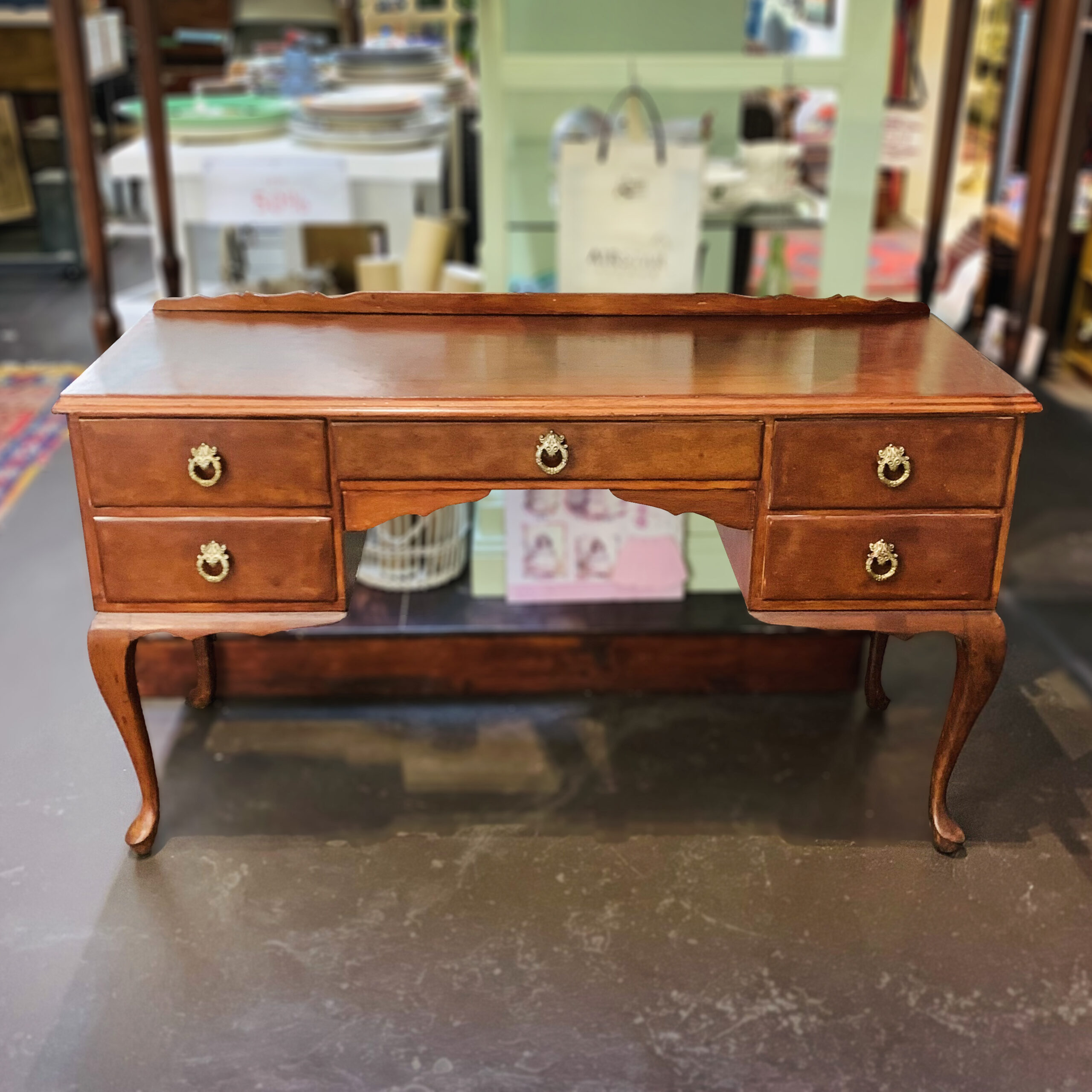 Mahogany & Veneer Desk / Dressing Table