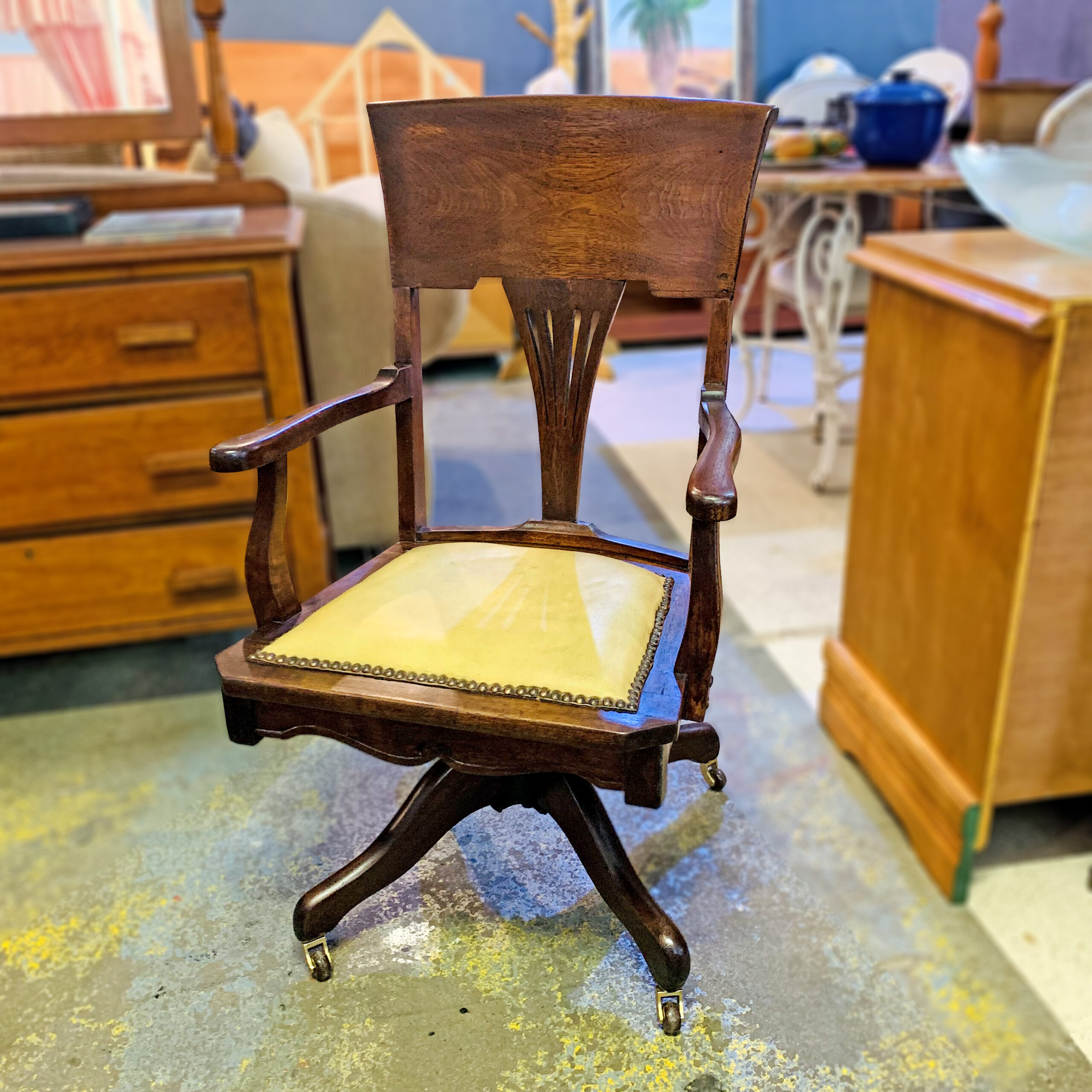 Walnut Office Chair