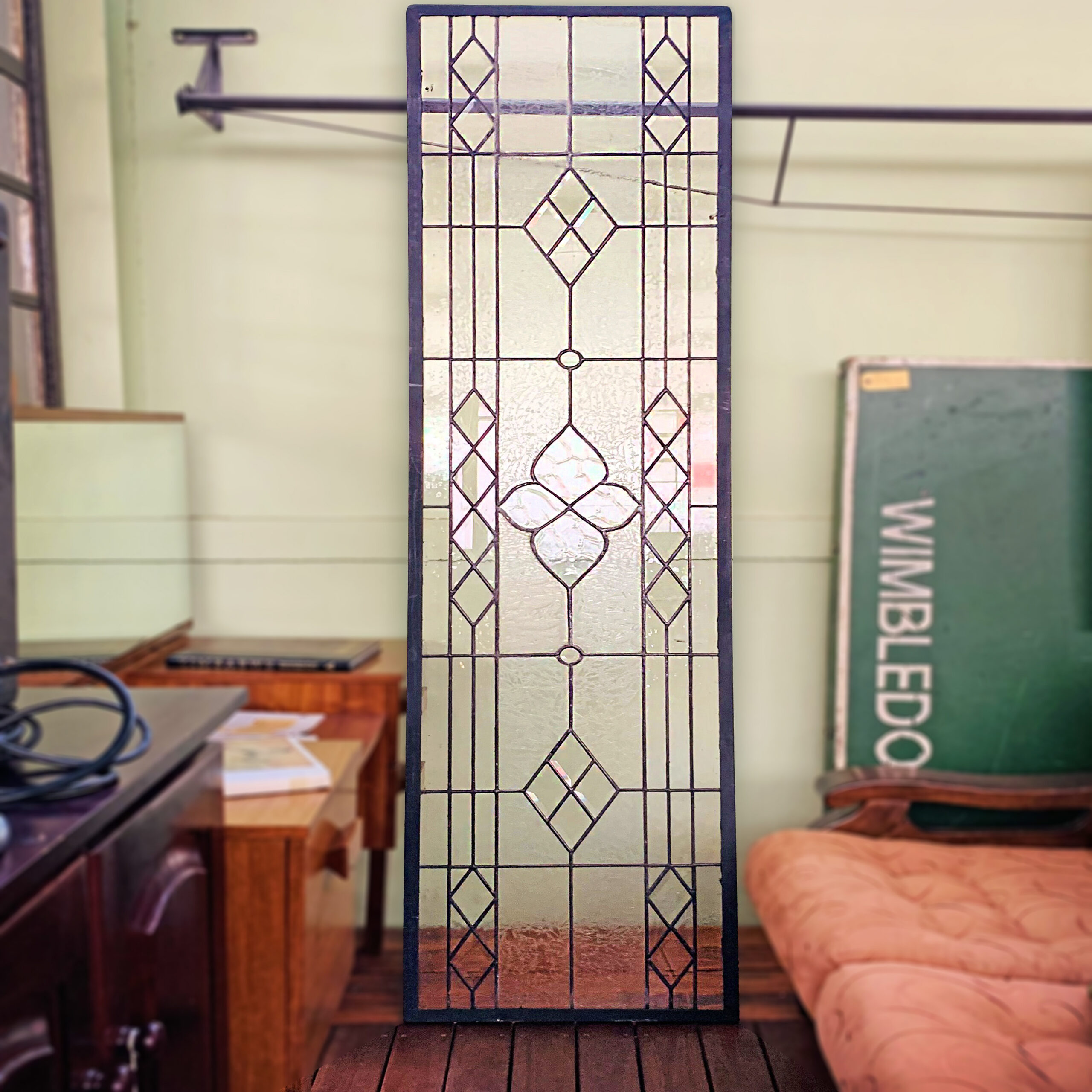 Lead Glass Window Panel