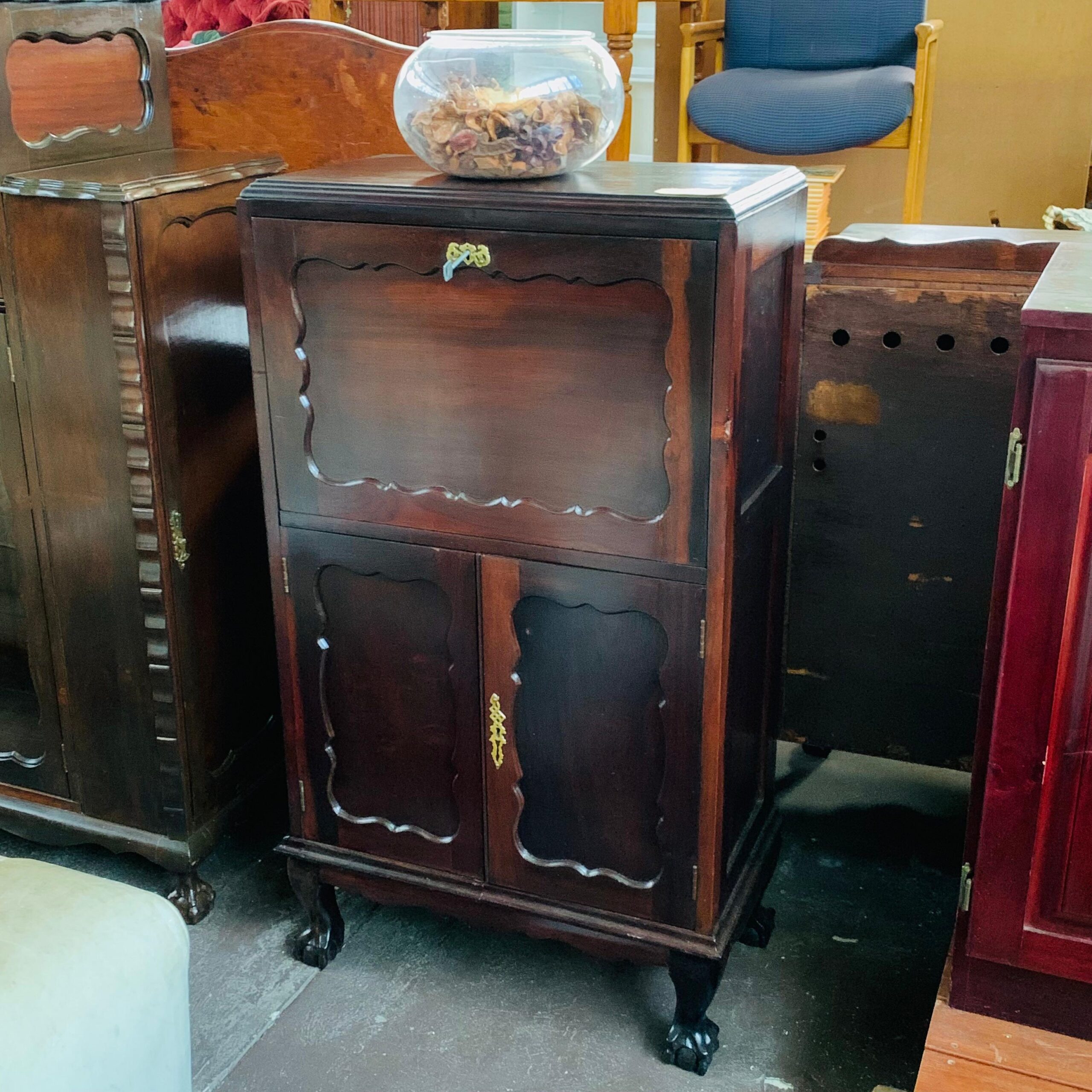 Imbuia Drinks Cabinet