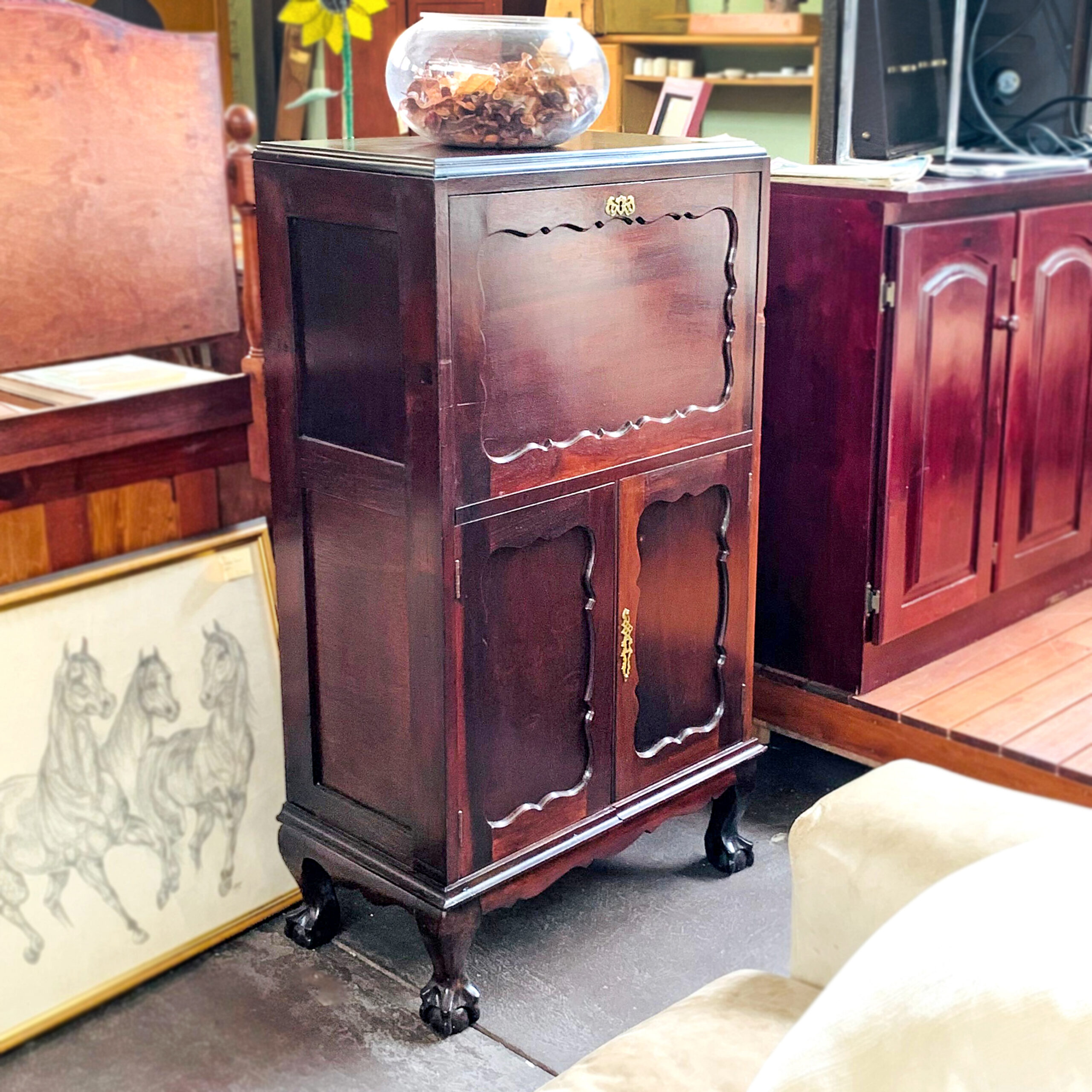 Imbuia Drinks Cabinet